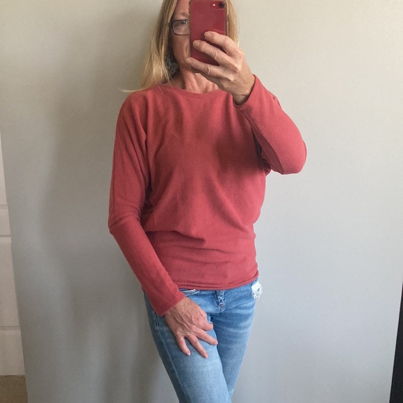 Coral Long  Dolman Sleeve Top - Picture 3 of 8